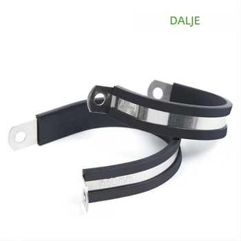 TFURTHER cijevni steznik s gumom podlogom, nehrđajući čelik 304, za fiksiranje cijevi