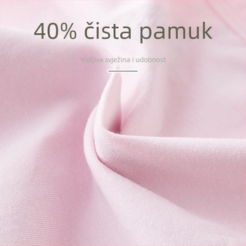 Djevojčice menstrualne gaćice, glavni materijal 95% pamuk, podstava u preponama 100% pamuk, trostruka zaštita od curenja