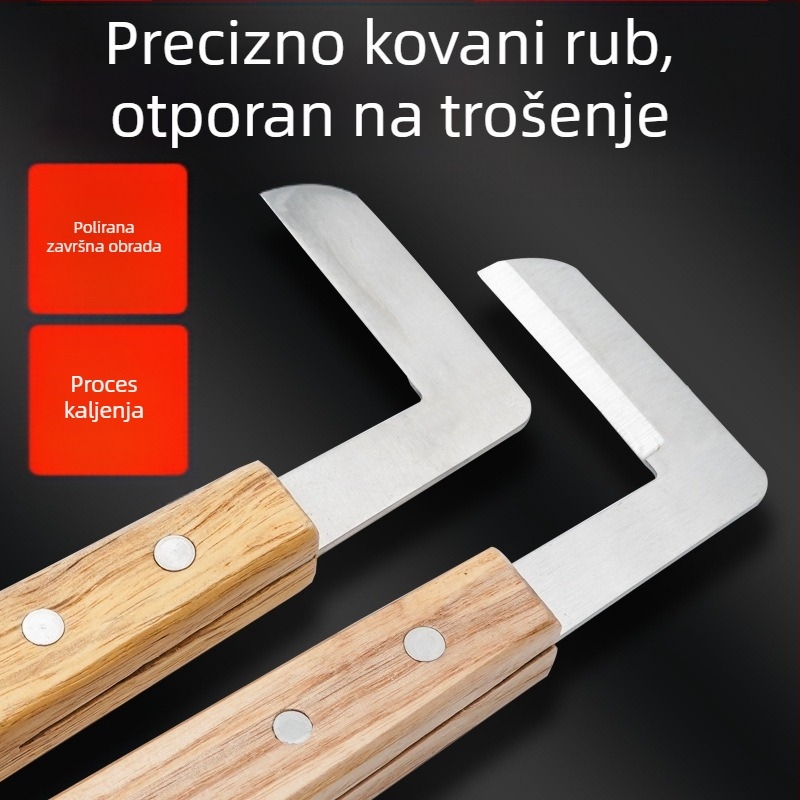 Fairpeg veterinarski nož za koštanje kopita, L-oblik, za krave, konje, ovce i magare