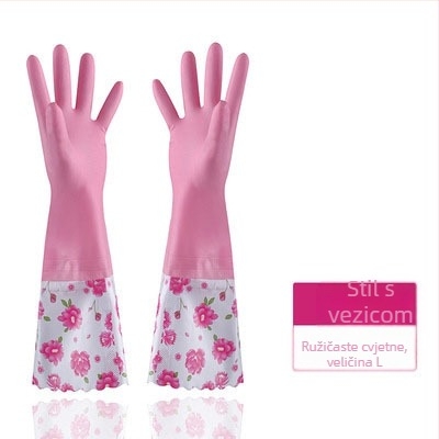 Lateks rukavice s baršunastom podstavom