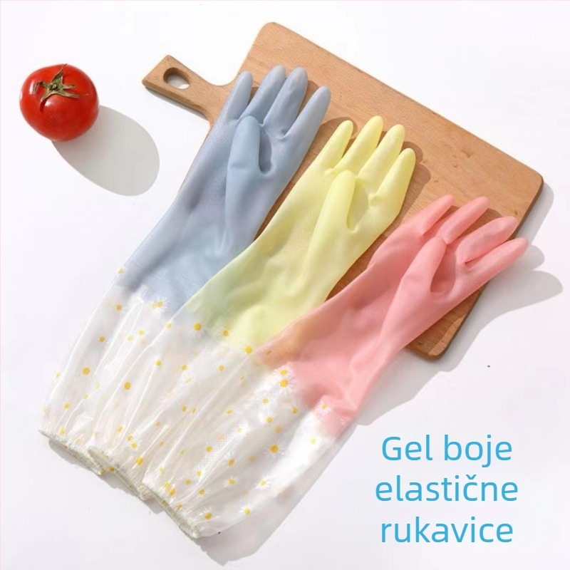 Lateks rukavice s baršunastom podstavom