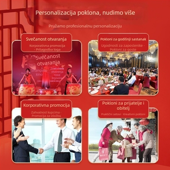 Wise Global plastični poslovni darovni set s modernim minimalističkim stilom — boca za vodu i torba za vanjske sportove