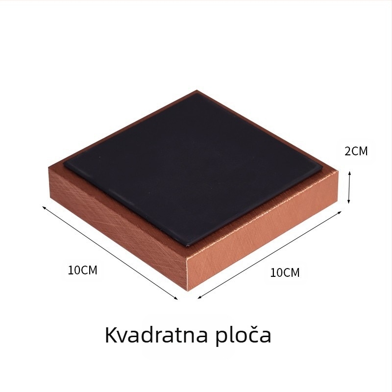 Stalak za izlaganje nakita (koža; stil pločica; tiskano logo; mogućnost prilagođavanja; Zhongmeida)