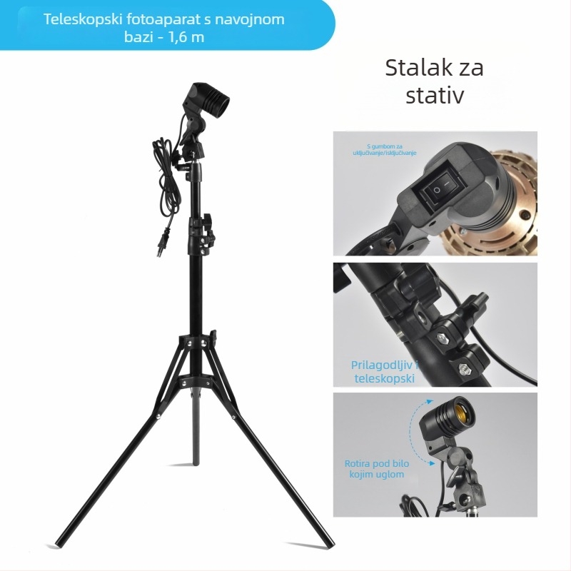 Lampa za uzgoj biljaka s punim spektrom, E27 baza, 24W, 2400 lm, IP44