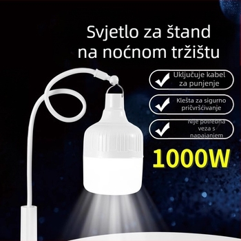 USB LED lampica za štand na noćnom tržištu, napajana USB-om, s držačem i regulacijom jačine svjetla