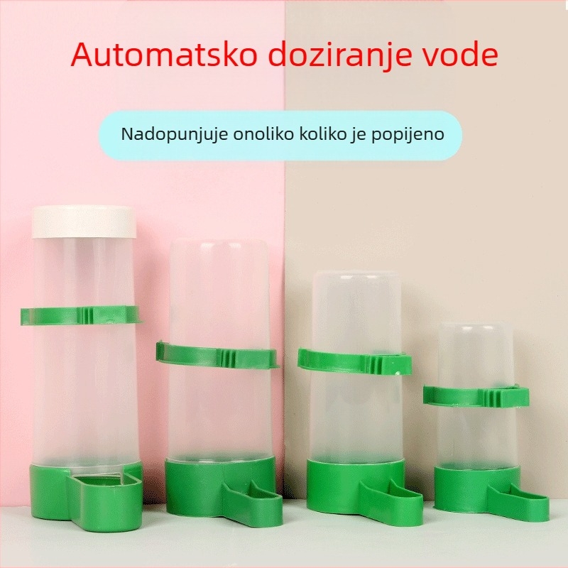 Automatska posuda za vodu pticama i hranilica za papige