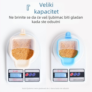 Automatski hranilnik za papige, plastična kutija za hranu, set od 50 kom., marka Weibi, pogodan za akvarij, anti-rozlijevajuća posuda za hranjenje