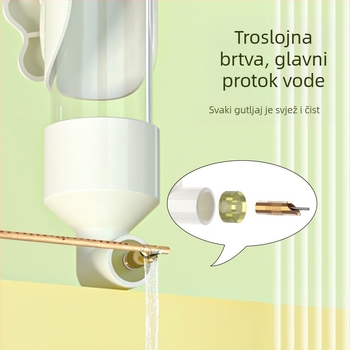 Automatska posudica za vodu za ptice - Plastika, Weibi marka, 50 komada u kutiji, Pogodno za akvarij