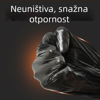 PE vreće za smeće, debele, s ravnim otvorom, jednokratne, pakiranje 100 komada, za kućnu upotrebu