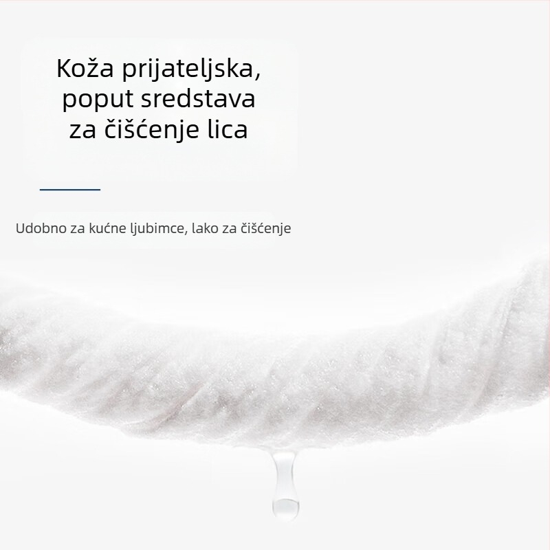 Duolai ammon Vlažne maramice za kućne ljubimce — za mačke i pse, njega očiju i ušiju, netkani materijal, čišćenje, univerzalna upotreba