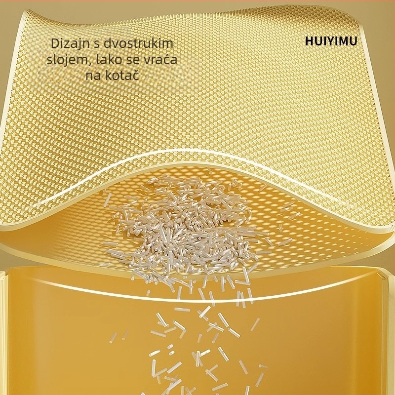 Mat za mačji pijesak – EVA materijal, anti-raspršivanje, kontrola rasipanja pijeska, za mačke