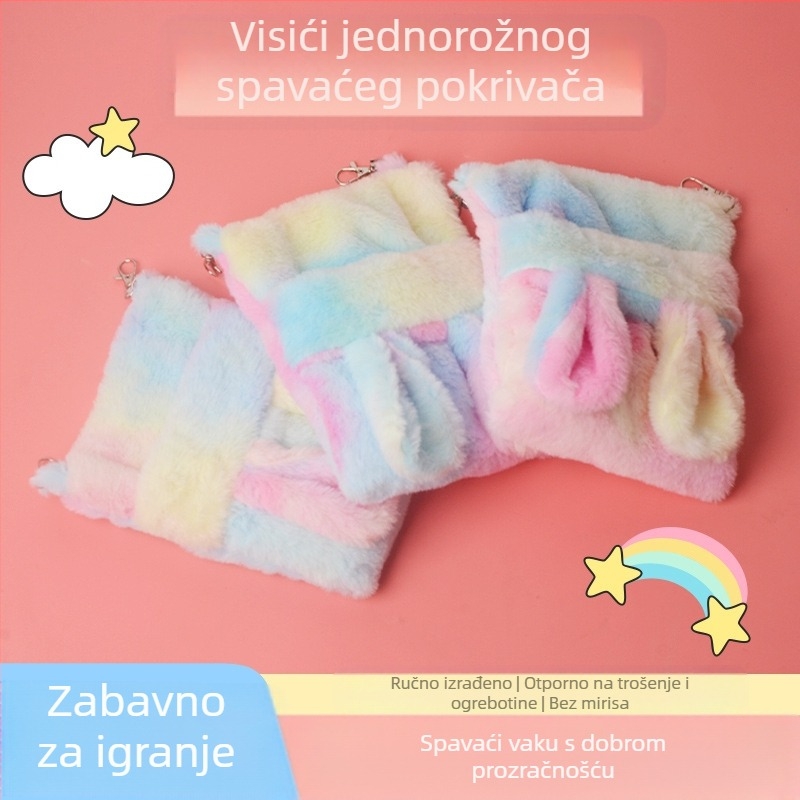 Zimsko debelo pamučno gnijezdo za male kućne ljubimce s umjetnim krznom