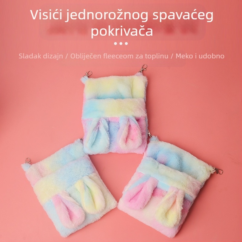 Zimsko debelo pamučno gnijezdo za male kućne ljubimce s umjetnim krznom