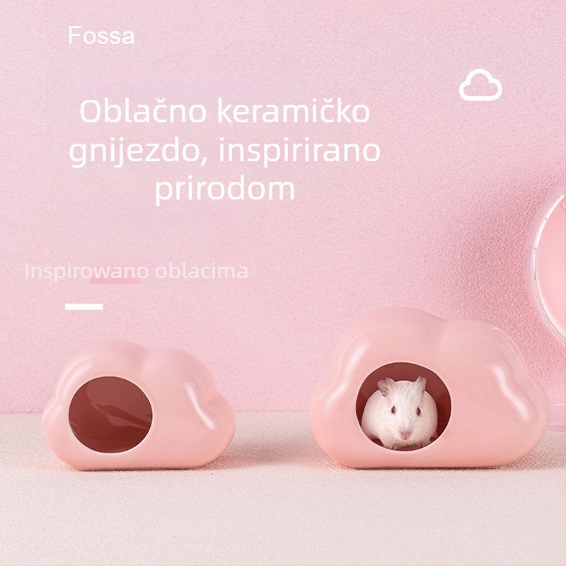 Keramičko gnijezdo za hamster u obliku oblaka – hlađenje i disipacija topline