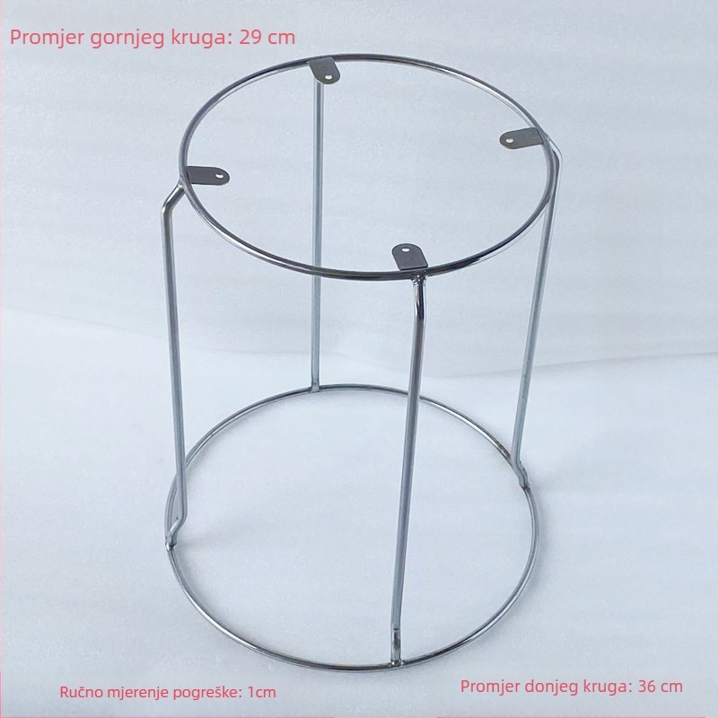 Metalni stalak za bar stolice – zamjena, debele čvrste željezne šipke, višenamjenski željezni stalak, izrađeno prema crtama, model 30–42, suvremen minimalistički stil