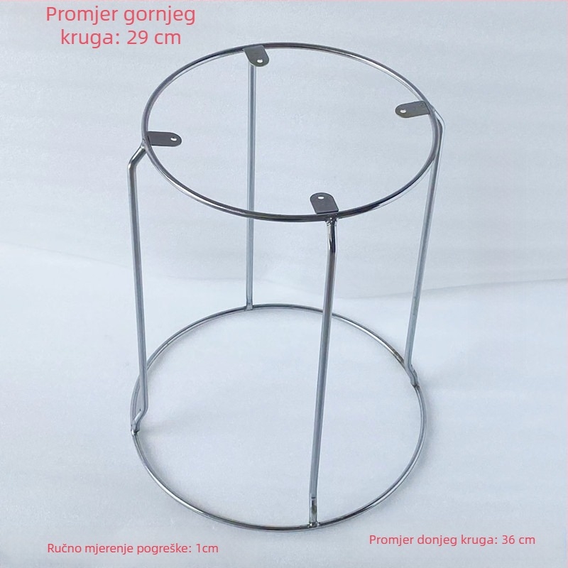 Metalni stalak za bar stolice – zamjena, debele čvrste željezne šipke, višenamjenski željezni stalak, izrađeno prema crtama, model 30–42, suvremen minimalistički stil