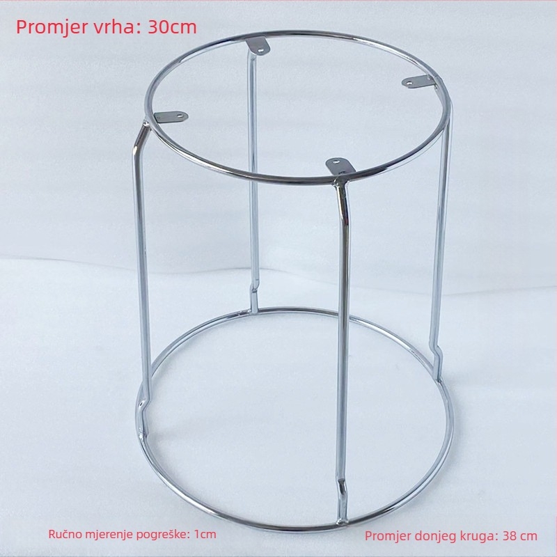 Metalni stalak za bar stolice – zamjena, debele čvrste željezne šipke, višenamjenski željezni stalak, izrađeno prema crtama, model 30–42, suvremen minimalistički stil