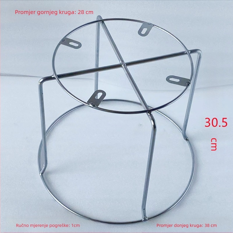 Metalni stalak za bar stolice – zamjena, debele čvrste željezne šipke, višenamjenski željezni stalak, izrađeno prema crtama, model 30–42, suvremen minimalistički stil