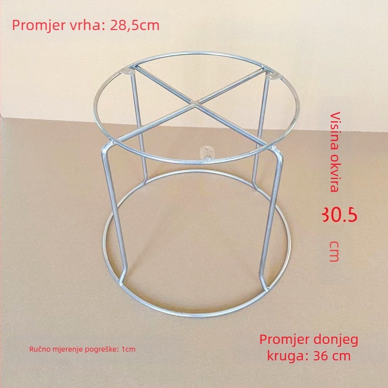 Metalni stalak za bar stolice – zamjena, debele čvrste željezne šipke, višenamjenski željezni stalak, izrađeno prema crtama, model 30–42, suvremen minimalistički stil