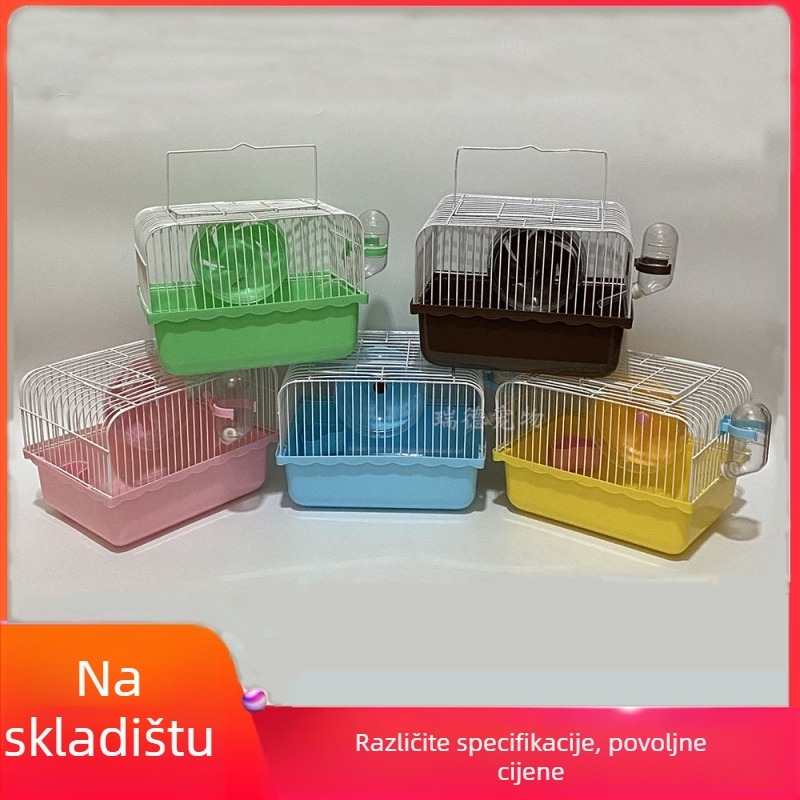 Kavez za hamstera u stilu dvorca – metal, četiri godišnja doba, za hamstera – Chongbole