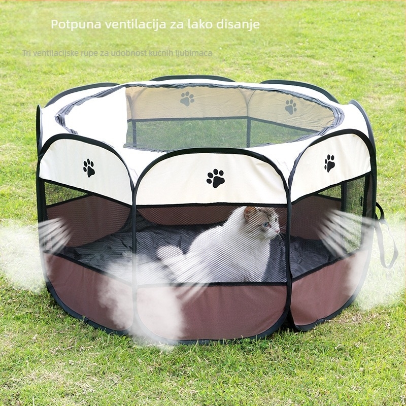 Pipitao Oktagonalni Kavez Za Psa — Prozračan Kavez od PVC600D, Kavez Za Kućne Ljubimce, Privatna Značka Na Raspolaganju