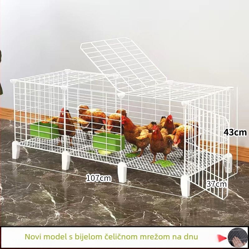 Kavez za kokoši, vanjski veliki uzgoj, otporan na kišu, unutarnja hranilica (Materijal: Drugo; Uvezeno: Ne; Kategorija proizvoda: Drugo; Značka: Drugo; IP ovlašteno: Ne)