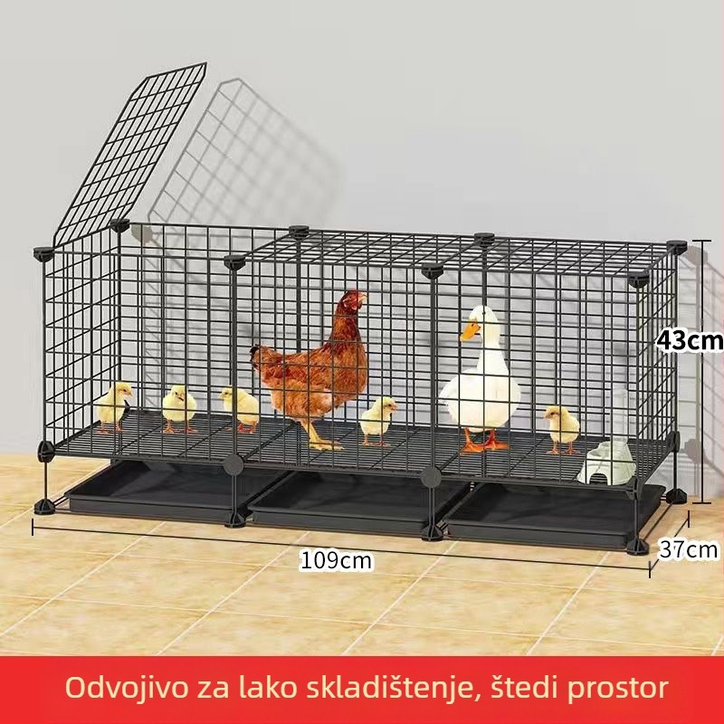 Kavez za kokoši, vanjski veliki uzgoj, otporan na kišu, unutarnja hranilica (Materijal: Drugo; Uvezeno: Ne; Kategorija proizvoda: Drugo; Značka: Drugo; IP ovlašteno: Ne)