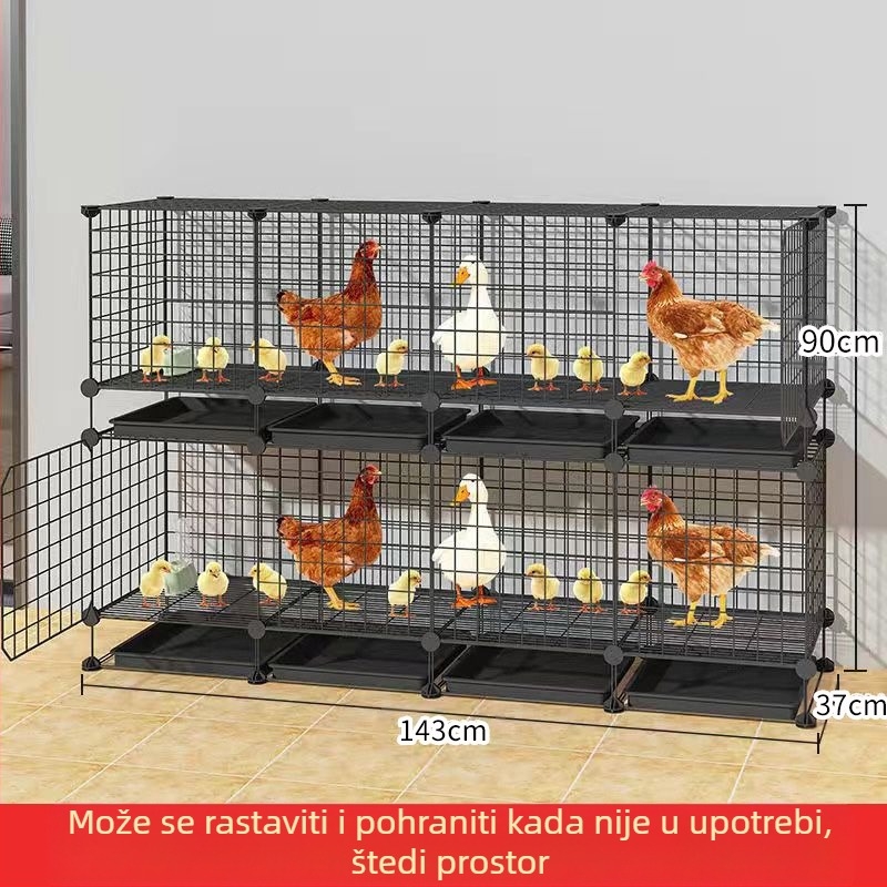 Kavez za kokoši, vanjski veliki uzgoj, otporan na kišu, unutarnja hranilica (Materijal: Drugo; Uvezeno: Ne; Kategorija proizvoda: Drugo; Značka: Drugo; IP ovlašteno: Ne)