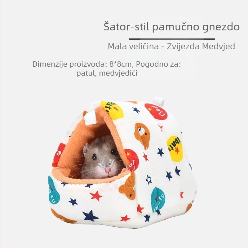 Yee pamučno gnijezdo za mala kućna ljubimca — viseće gnijezdo i vreća za spavanje (materijal: pamuk; marka: Yee; tip: gnijezdo/viseće/vreća za spavanje)