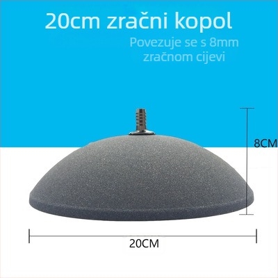 Mlaznica za fontanu s mikroporoznim difuzorom za Arowanu i koi, crijevo za aeraciju i difuzna traka za akvarij