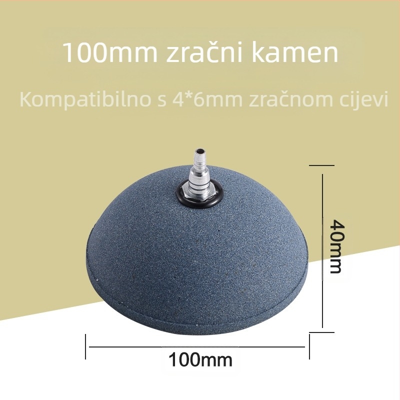 Mlaznica za fontanu s mikroporoznim difuzorom za Arowanu i koi, crijevo za aeraciju i difuzna traka za akvarij