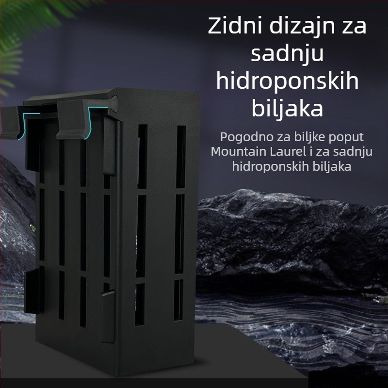 Zidni lonac za hidroponsku sadnju za akvarij – dekorativni lonac za vodene biljke
