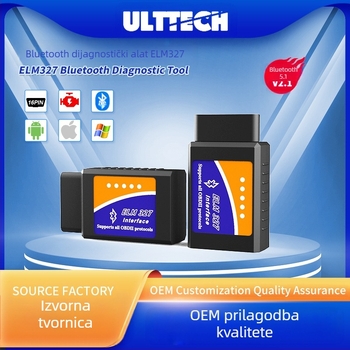 OBD dijagnostički instrument ELM327 V2.1, Bluetooth 5.1, 12V, Model XL-OBDII V2.1, -40°C do 65°C