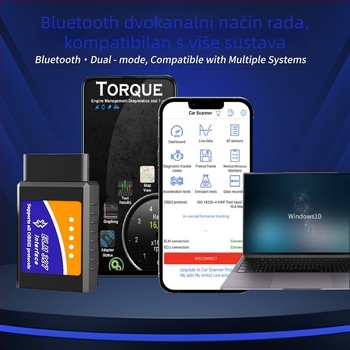 OBD dijagnostički instrument ELM327 V2.1, Bluetooth 5.1, 12V, Model XL-OBDII V2.1, -40°C do 65°C