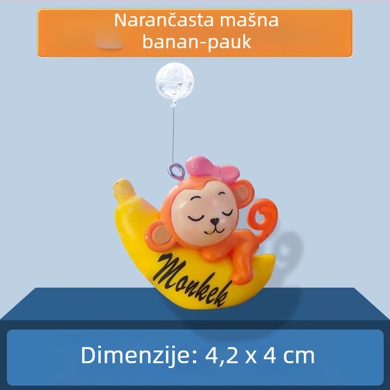 Dekor za akvarij – Mala vještica s plutajućom kuglom, PVC; kategorija: lutka; stil: lutka; težina 0.1 g