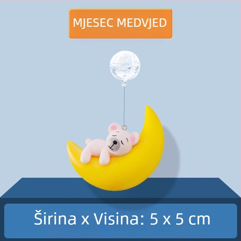 Dekor za akvarij – Mala vještica s plutajućom kuglom, PVC; kategorija: lutka; stil: lutka; težina 0.1 g