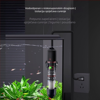 Akvarijska grijač štap s automatskom regulacijom temperature, snaga 10W/25W/50W/75W