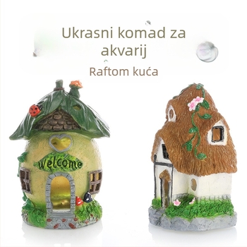 Dvorac od smole za akvarij, dekorativni ukras, Yitong, 390 g