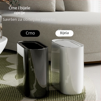 Koš za smeće bez poklopca za kuhinju i kupaonicu, 12 L, plastika, ovalni oblik, marka Qiaofeng