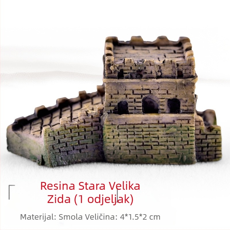 Smolasti mikro-krajolik sa sukulentima, dekorativna bonsai figura i model simulacije