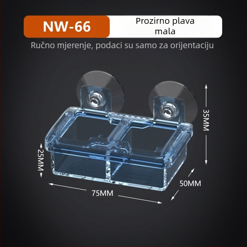 NOMOY PET Posuda za hranu za gmazove (gušteri i kornjače) — nije uvezeno, prikladna za guštere ili ptice.