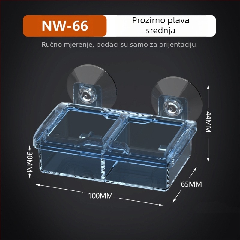 NOMOY PET Posuda za hranu za gmazove (gušteri i kornjače) — nije uvezeno, prikladna za guštere ili ptice.