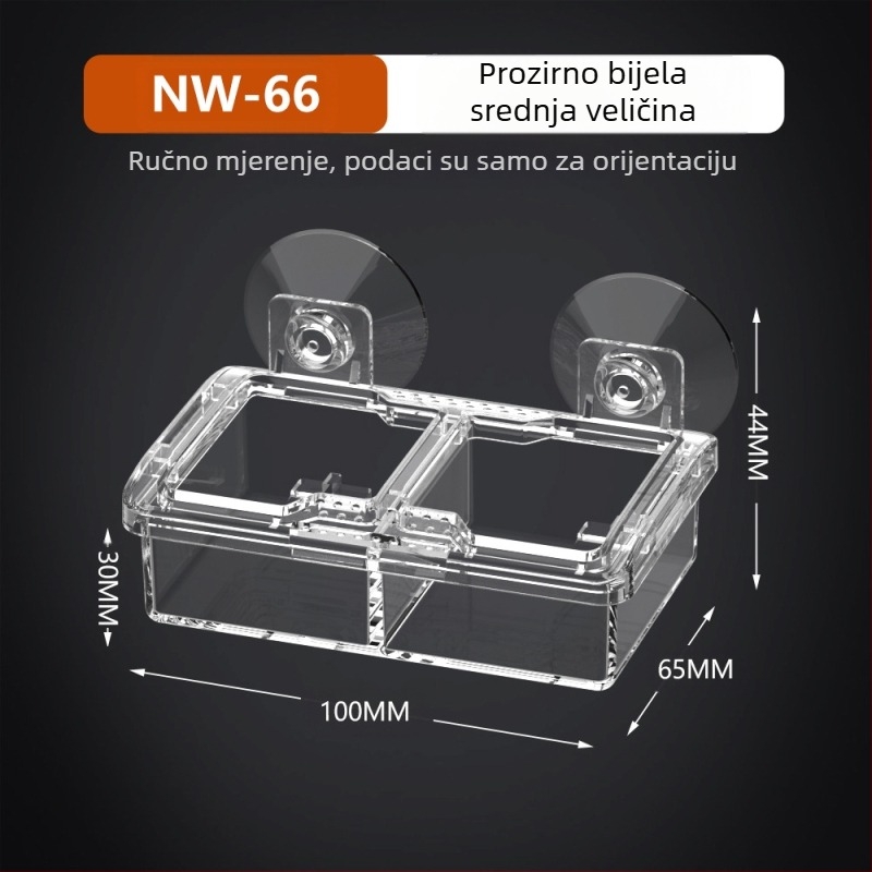 NOMOY PET Posuda za hranu za gmazove (gušteri i kornjače) — nije uvezeno, prikladna za guštere ili ptice.