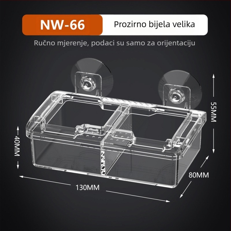 NOMOY PET Posuda za hranu za gmazove (gušteri i kornjače) — nije uvezeno, prikladna za guštere ili ptice.