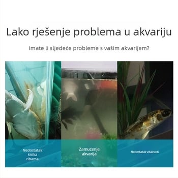 Garix mini filtr za akvarij — ugrađena izuzetno tiha filtrarna kamera i pumpa za kisik, tri u jednom; plastično kućište, 0,16 kg