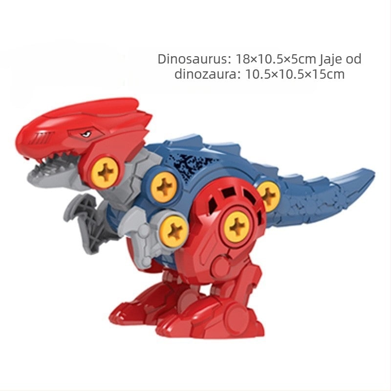 Jaje dinosaura – rastavljanje i sklapanje s ispalnim topom – edukativna DIY igra, plastika; brend Same Flower; porijeklo Chenghai; za djecu 4–6 godina