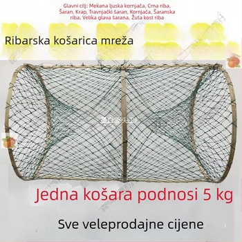 MOBAI Najlonska sklopiva ribolovna klopka — automatska mrežasta klopka za ribu