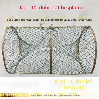 MOBAI Najlonska sklopiva ribolovna klopka — automatska mrežasta klopka za ribu