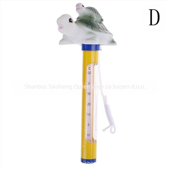 Plivajući termometar za bazen s motivom životinje, model K5577, promjer ulaza 2, ciklus 2, zapremina bazena 100