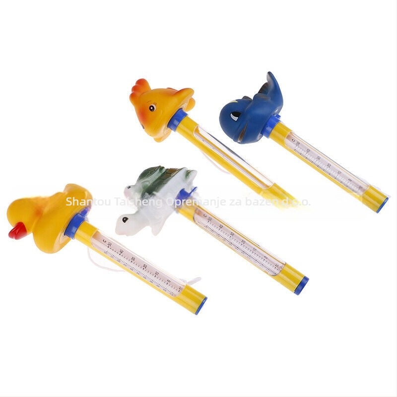 Plivajući termometar za bazen s motivom životinje, model K5577, promjer ulaza 2, ciklus 2, zapremina bazena 100